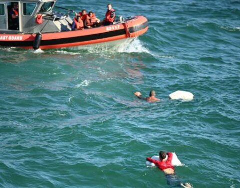 balseros, cubanos, Guardia Costera