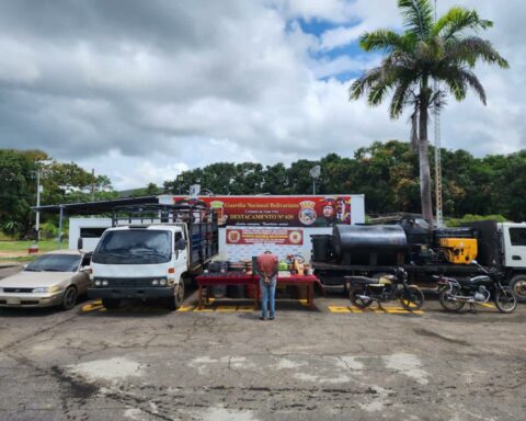 Dismantled situational room of the El Ciego gang