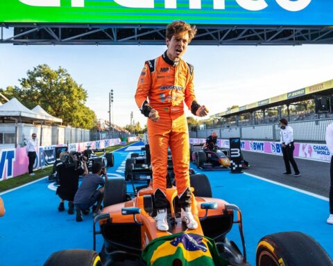 Driver Felipe Drugovich is Formula 2 world champion