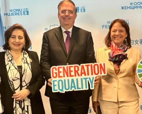 Ebrard announces the "Ellas Fund" at the UN to finance women's projects