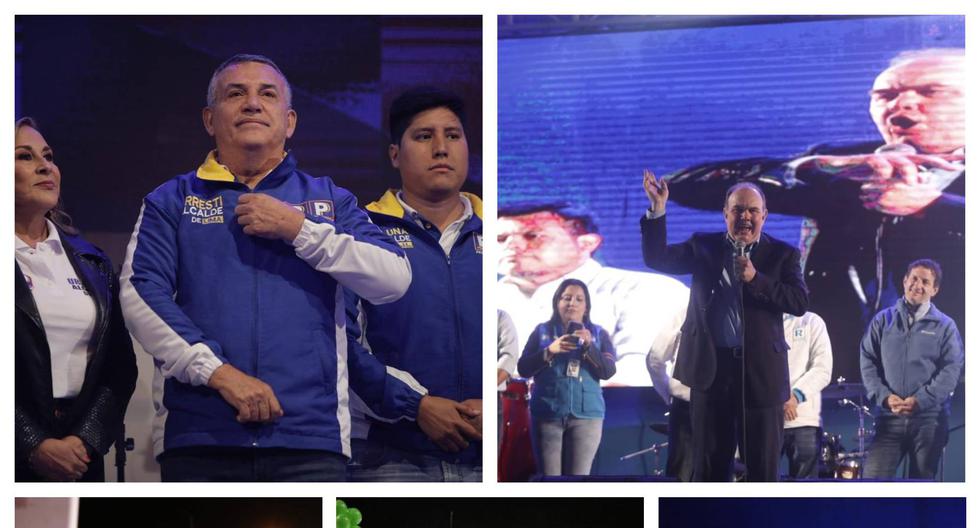 Elections 2022: This was the closing of the campaign of the candidates for Mayor of Lima |  PHOTOS