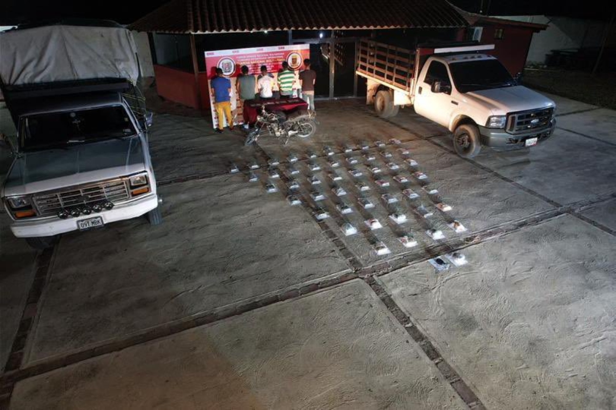 FANB seizes 51 kilograms of cocaine in Táchira