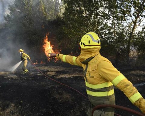 Firefighters and those affected by the fires received medical assistance in Roboré