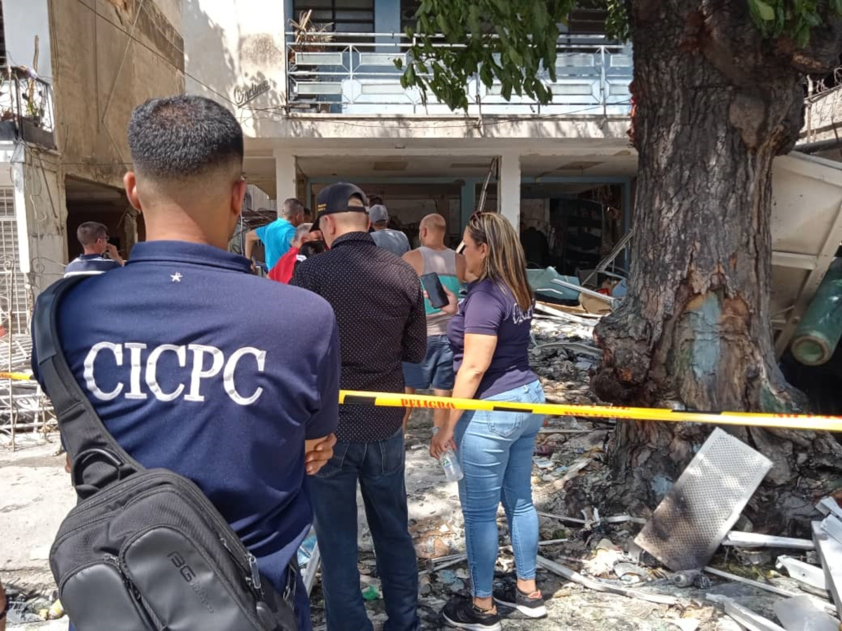 Five injured when exploding medicinal gas filler in La Guaira