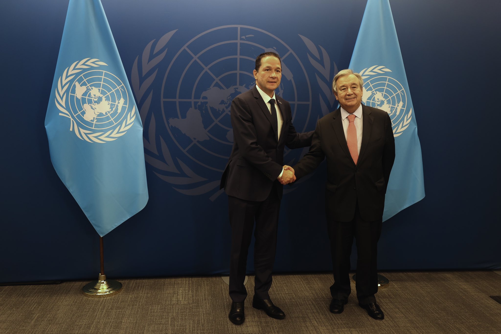 Foreign Minister Faría held a meeting with the UN Secretary General