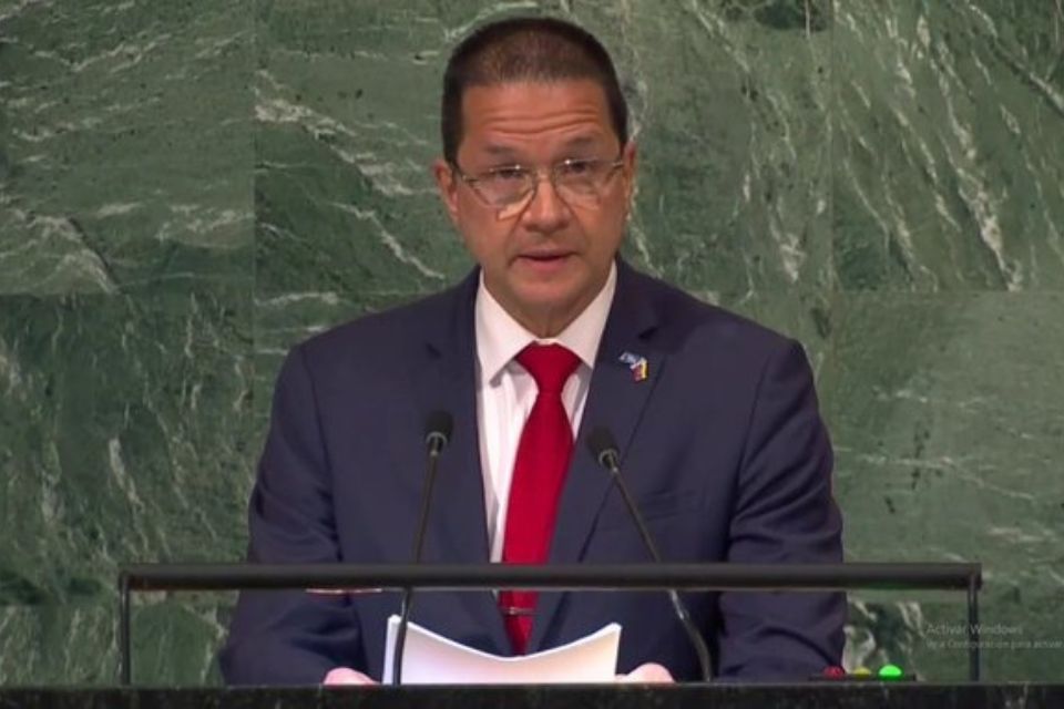 Foreign Minister Faría reads Maduro's letter at the UN: "They accuse us of being a dictatorship"