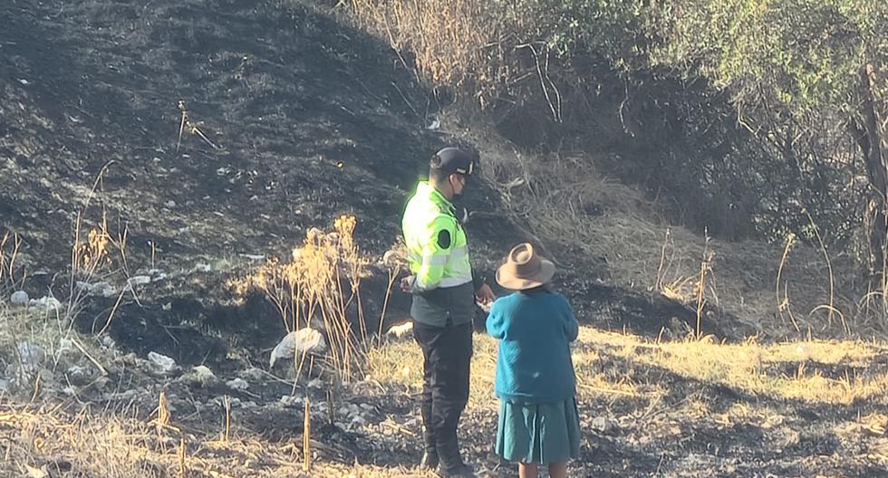 Forest fire leaves one dead and two injured in Cusco