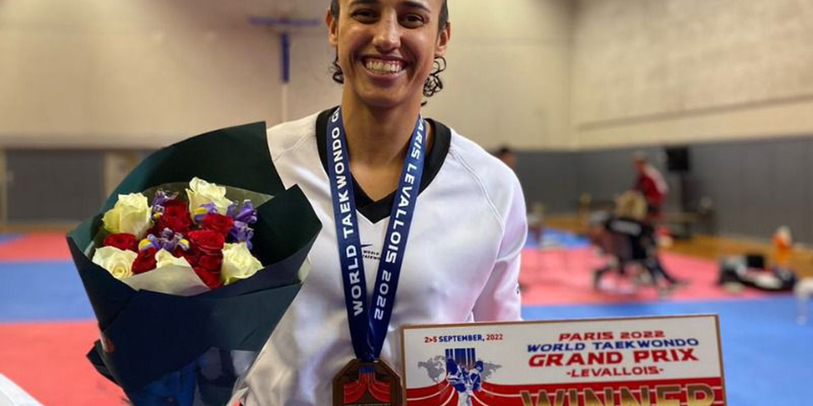 Gabriele Siqueira is bronze at the Paris Taekwondo Grand Prix