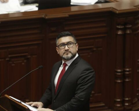 Geiner Alvarado tried to run out of shelter, but then backed off