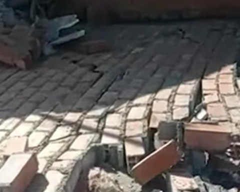 Huaraz: girl and her pet die crushed by the wall of a neighboring house