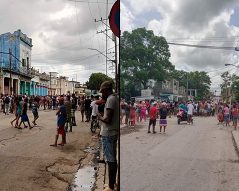 Hundreds of people took to the streets of Havana to protest the long blackout that Cuba is experiencing