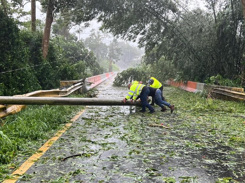 Hurricane Fiona causes a general blackout in Puerto Rico