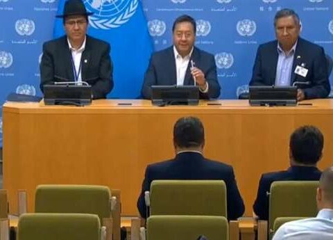 In New York, Arce denies interference in justice and says that international reports do not have enough information