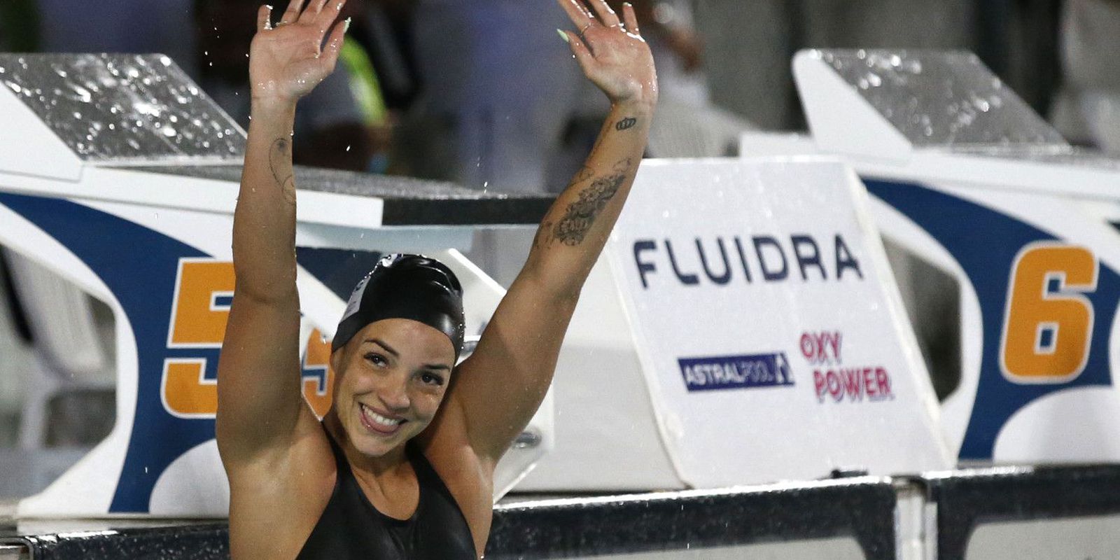 Jhennifer Conceição breaks South American record in the 50m breaststroke