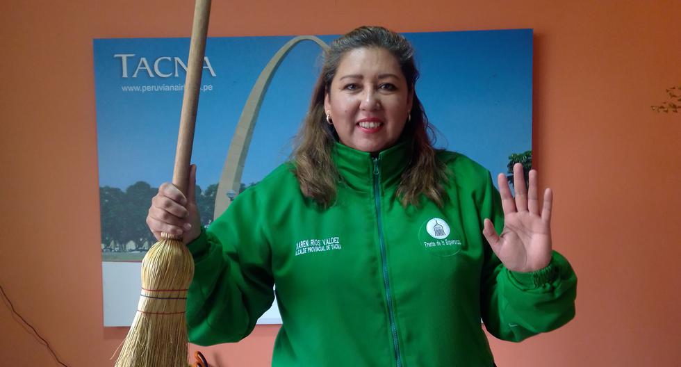 Kareén Ríos, candidate for mayor of Tacna: "We have clean hands and we have very short nails"