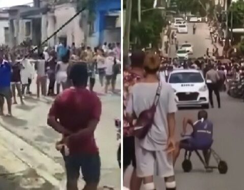 Protestas, Habana, apagones, Cuba, La Güinera