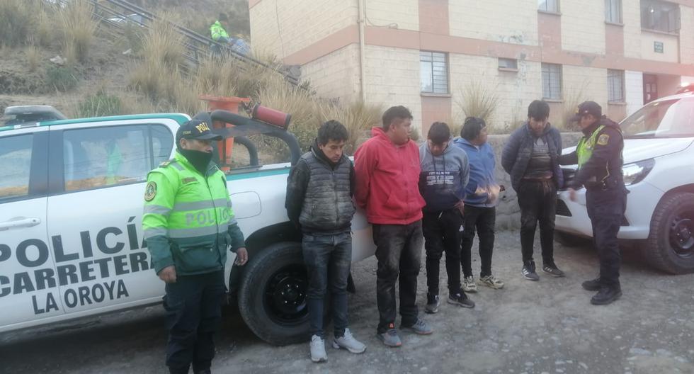 La Oroya: A gang of highway robbers “Los Malditos” are captured by bullets