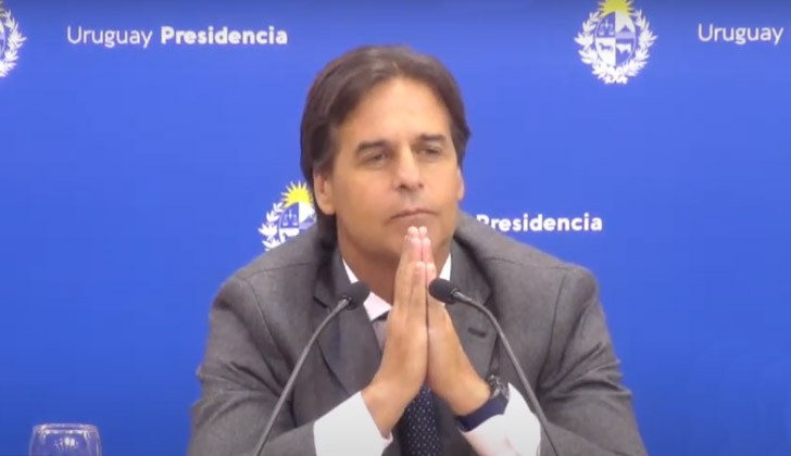 Lacalle said that he would not hand over the custody of his family to anyone who could act outside the Law