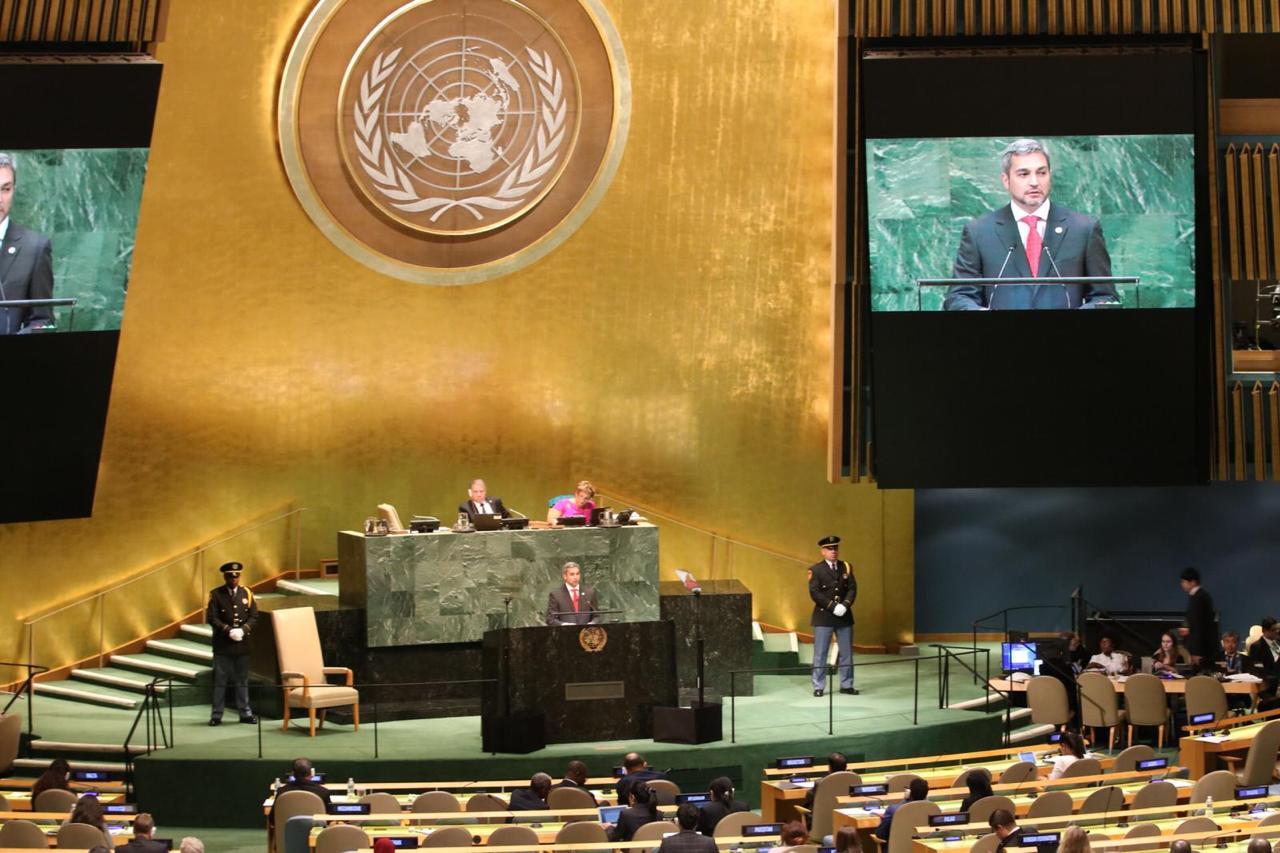 Last participation of Mario Abdo as president of Paraguay before the UN