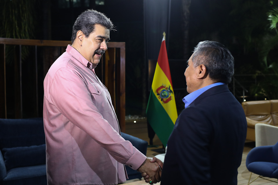 Maduro met with Bolivian Foreign Minister Rogelio Mayta