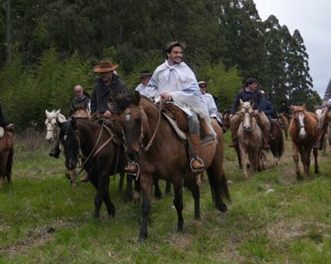 March through Aparicio 2022 towards Masoller, for the 118th anniversary of the death of the nationalist leader