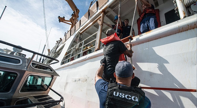 cubanos, balseros, Estados Unidos, USCG