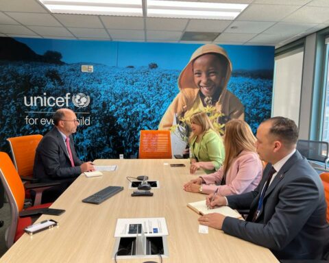 Minister Santaella held a meeting with representatives of UNICEF