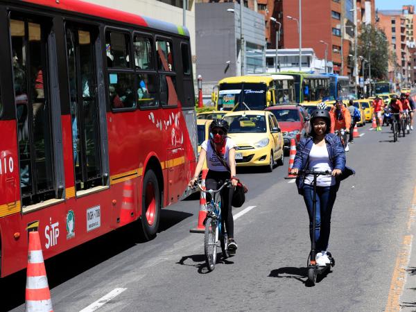 Minute by minute: the Day without a car and without a motorcycle advances in Bogotá