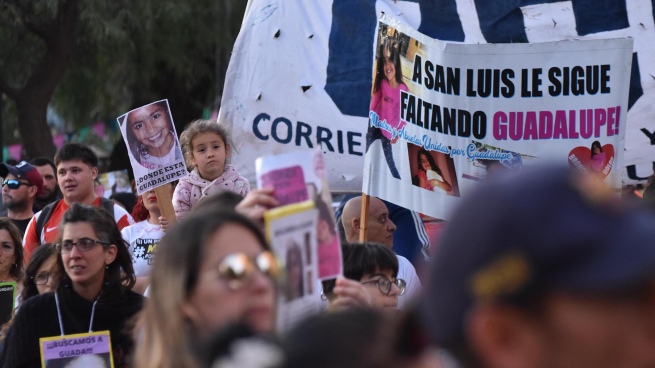 New march in San Luis 15 months after the disappearance of Guadalupe Lucero