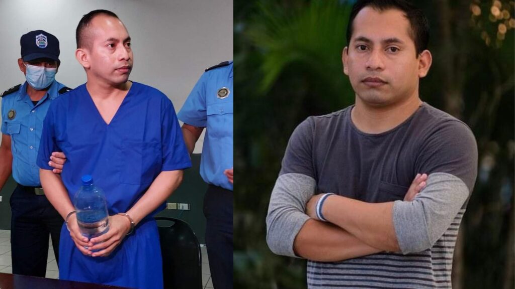 Nicaraguan regime shows Álex Hernández, with visible weight loss