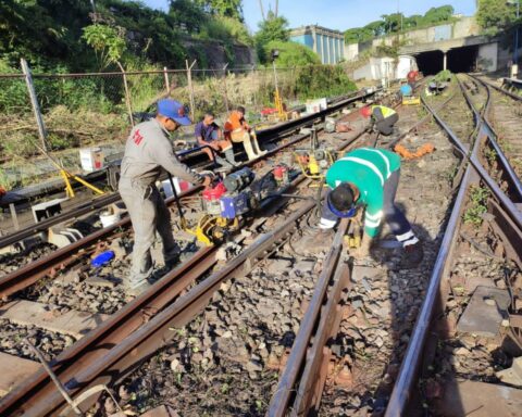 Normalized service of Line 1 of the Caracas Metro