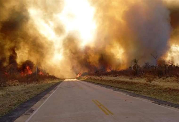 On the National Day of Protected Areas, the fire stalks the ANMI San Matías;  It already affected Otuquis and Noel Kempff