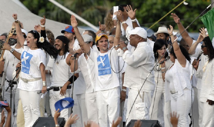 concierto, paz sin fronteras, cubanos, Juanes