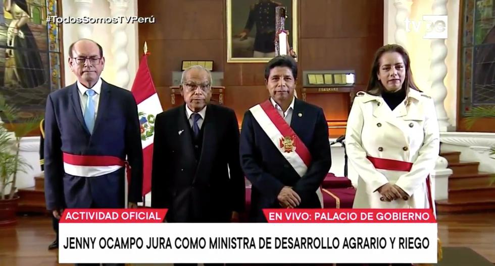 Pedro Castillo swore in the new ministers of Foreign Affairs and Agriculture