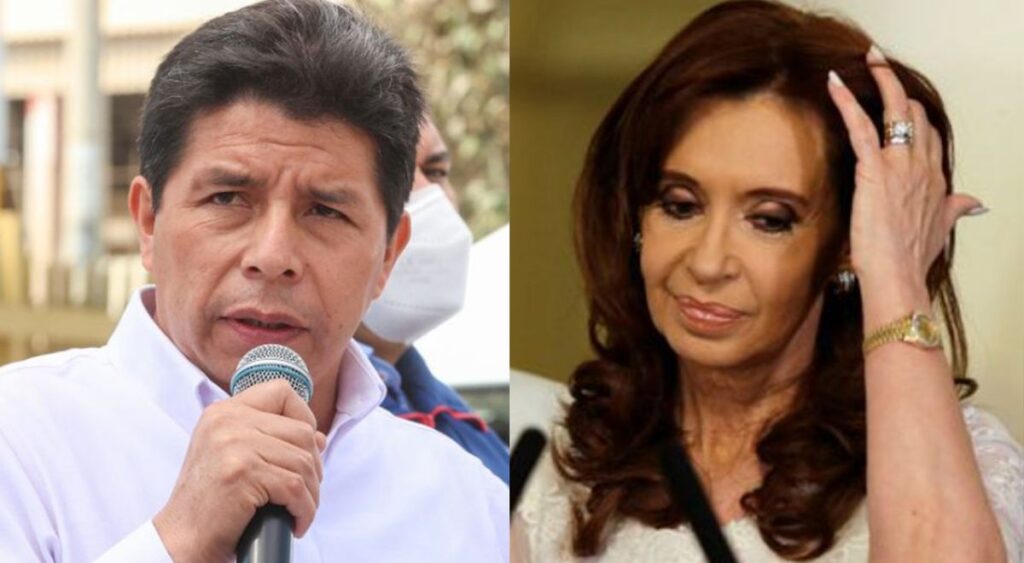 Pedro Castillo sympathizes with Cristina Fernández after the attack: "We repudiate all acts of violence"