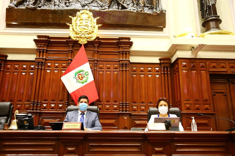 Peruvian Congress dismisses its president Lady Camones for audios to agree laws