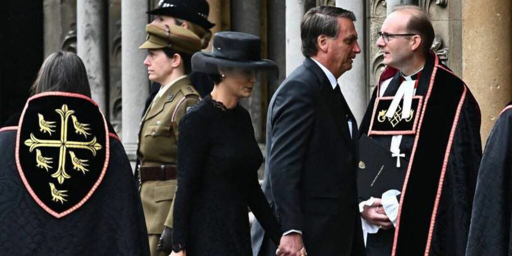 President Bolsonaro attends the funeral of Queen Elizabeth II