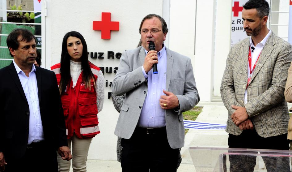 Red Cross opened a subsidiary in Canelones with contributions from the MTOP for 2 million pesos