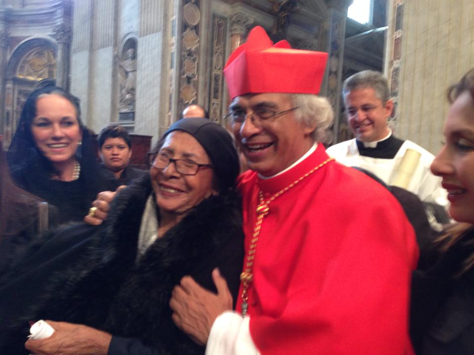 Regime sends condolences to Cardinal Brenes for the death of his mother