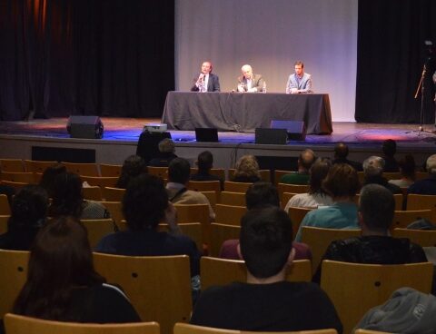 Scientists from different parts of the world discuss the Llama project