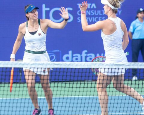 Stefani is WTA Doubles Champion in India, her 1st post-return tournament