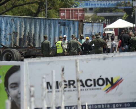 Entrada al estado Táchira desde el lado colombiano.