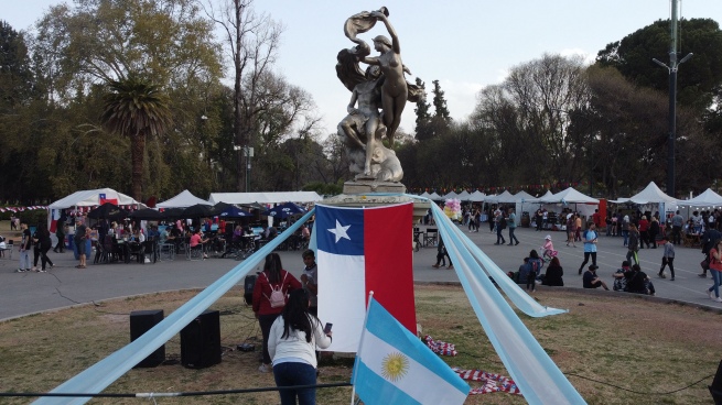 The Chilean community also celebrates its national holidays in Mendoza