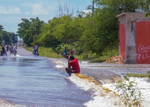 The damage of the Brujuelas river in war