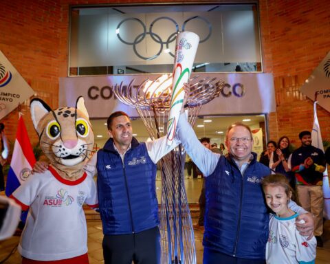 The torch that encourages preparations for the South American Games arrives in Asunción