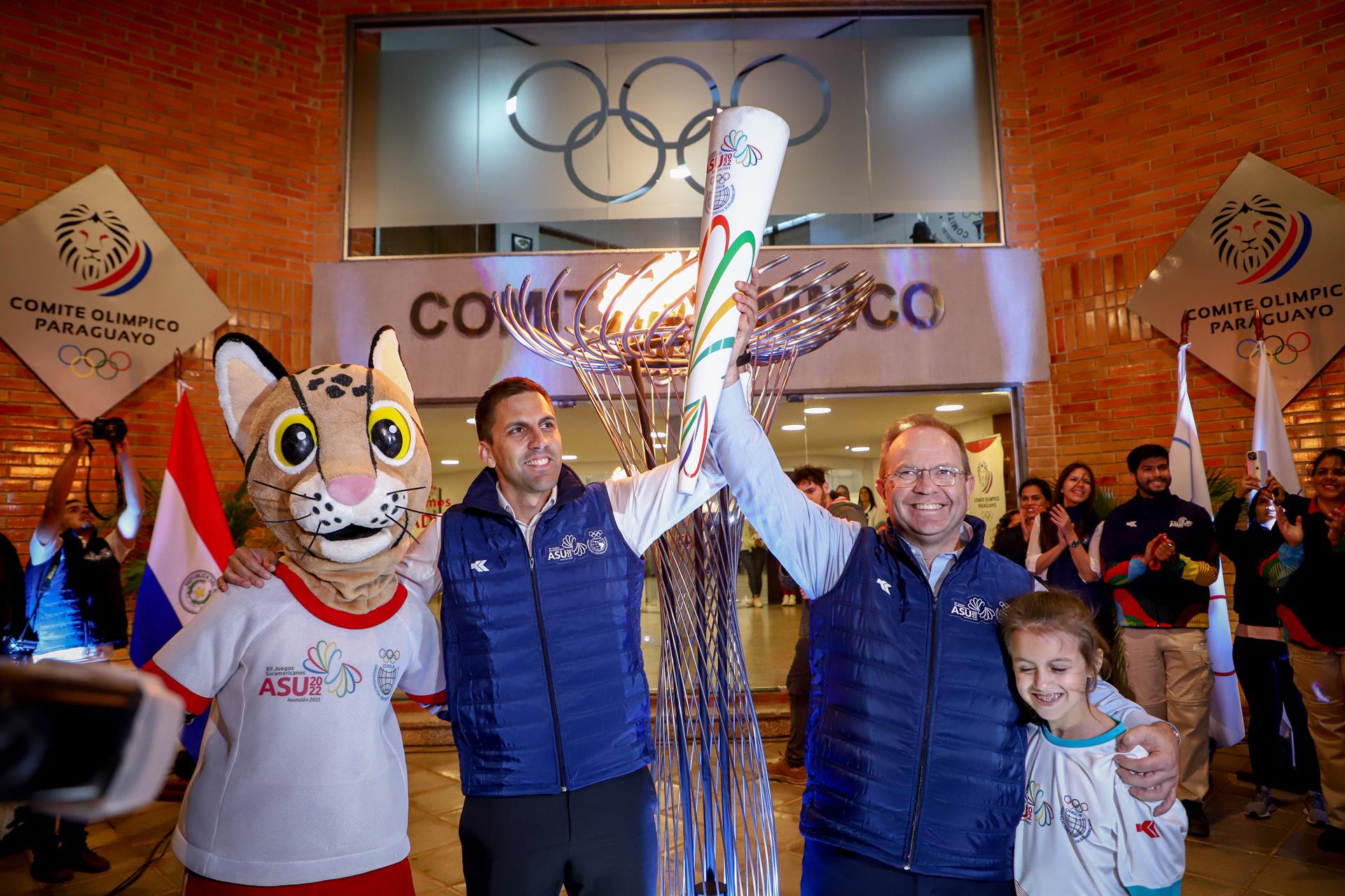 The torch that encourages preparations for the South American Games arrives in Asunción