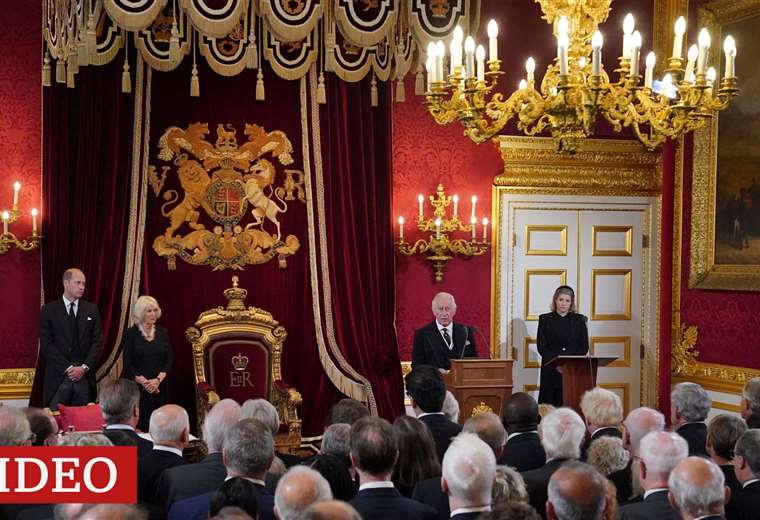 The traditional proclamation ceremony of King Carlos III that was televised for the first time in history
