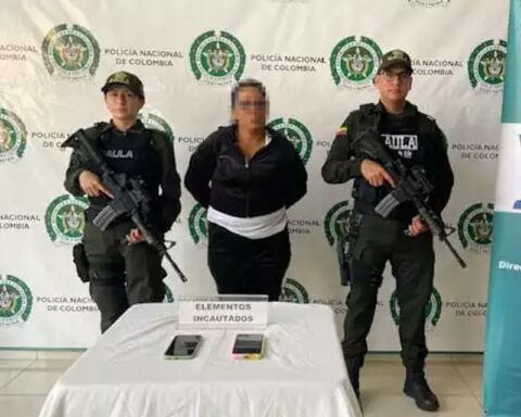 They capture a woman who stole a baby from a Venezuelan and then abandons it in Bucaramanga