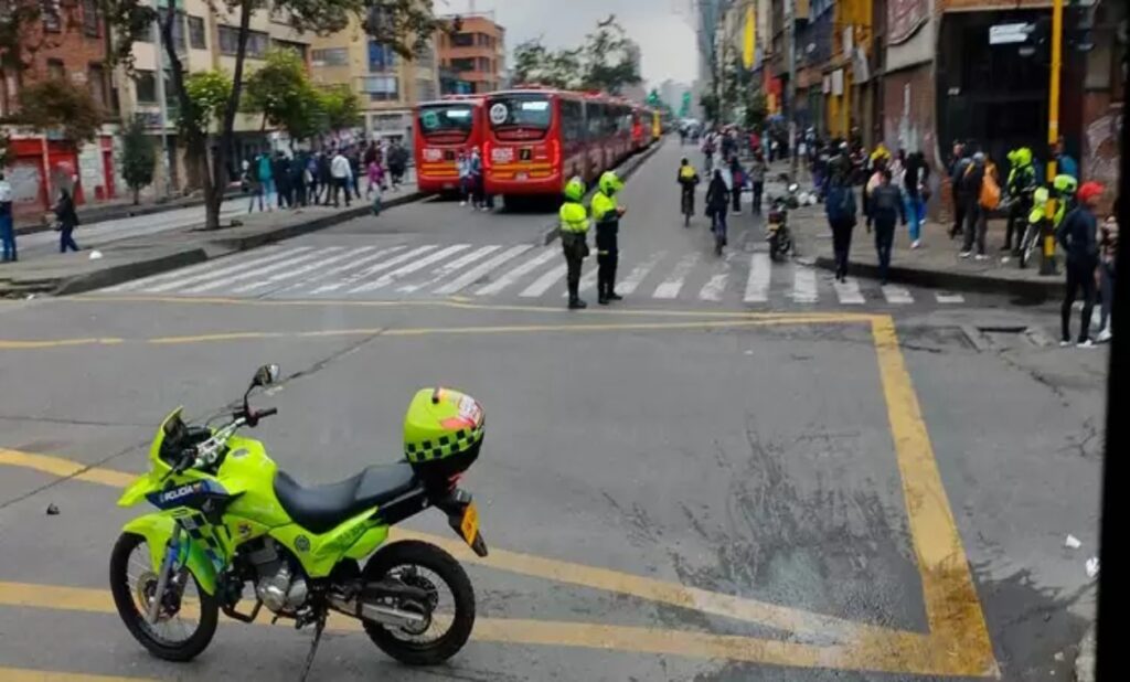 They denounce even robberies in today's protests on Caracas Avenue, in Bogotá