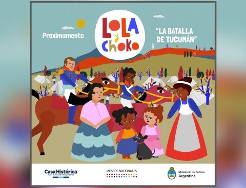 They premiered an animated series in Tucumán that narrates the Independence adapted for children